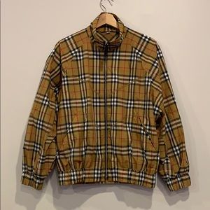 Burberry London check track jacket coat